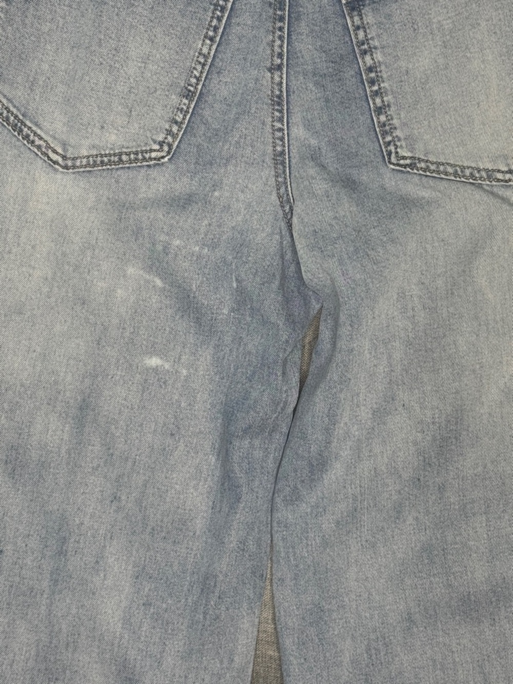 DO Dee Ocleppo Tabitha High Rise Wide Leg Jeans Light Wash 6 - Picture 9 of 12